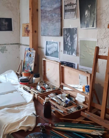 Filipa Paes de Faria's atelier in Lisbon