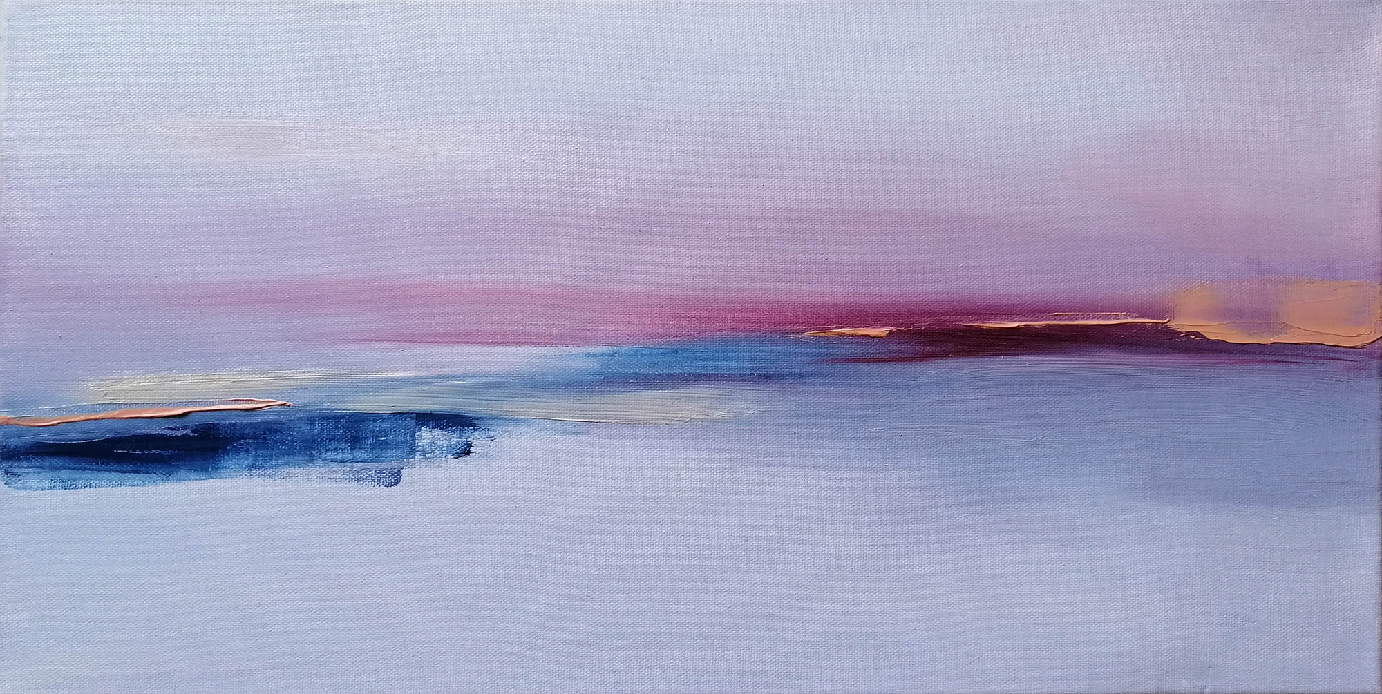 Detail of an abstract painting by Filipa Paes de Faria